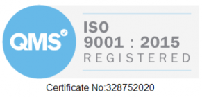 QMS ISO 9001 : 2015 Registered