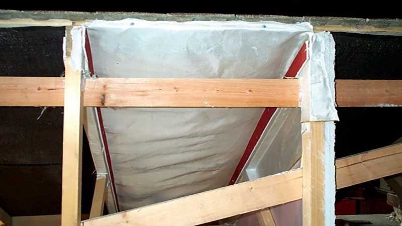 roof space fire curtain protection