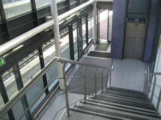 Intumescent steel paint applied in Lanyon Place train station, Belfast