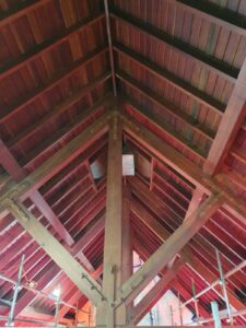 timber ceiling upgrade